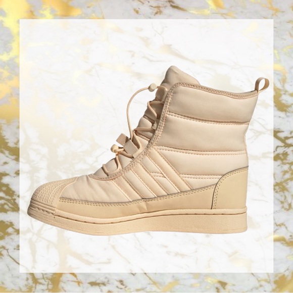 Adidas Superstar Boot in Sand Strata/White size 4.5Y | size 6W BNIB! - Picture 9 of 11